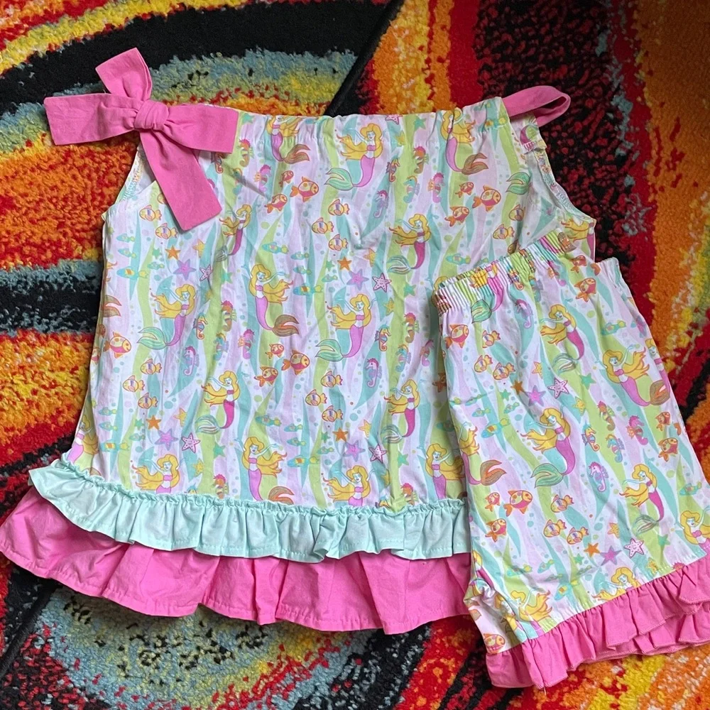 🧜🏼‍♀️ Mermaid Set with Ruffles🌊🐠 - Picture 5 of 9